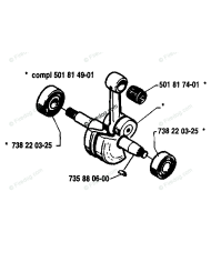 RODAMIENTO DE CIGUEÑAL HUSQVARNA 288