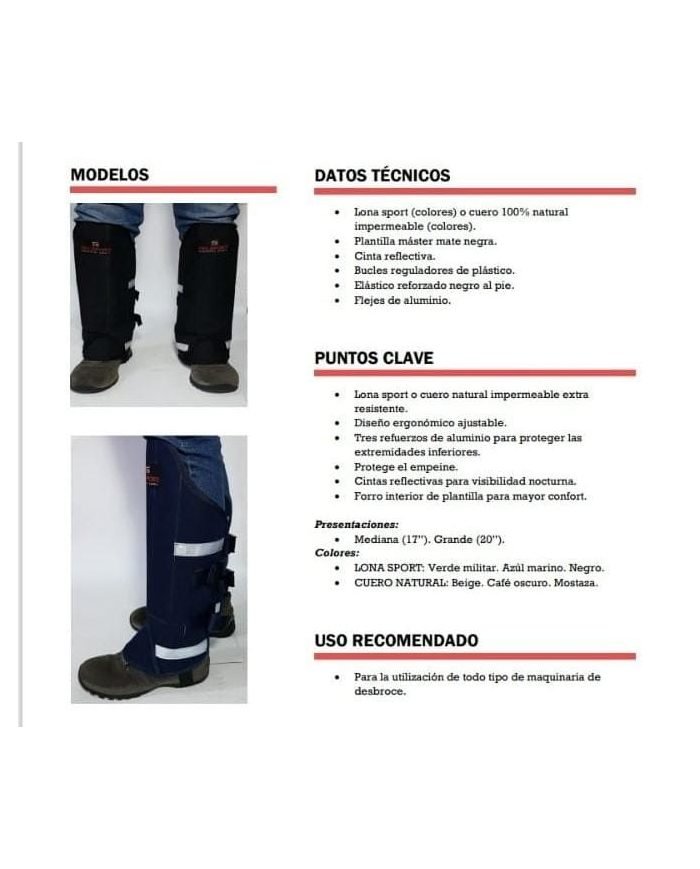 CANILLERAS ANTICORTE VELPORT