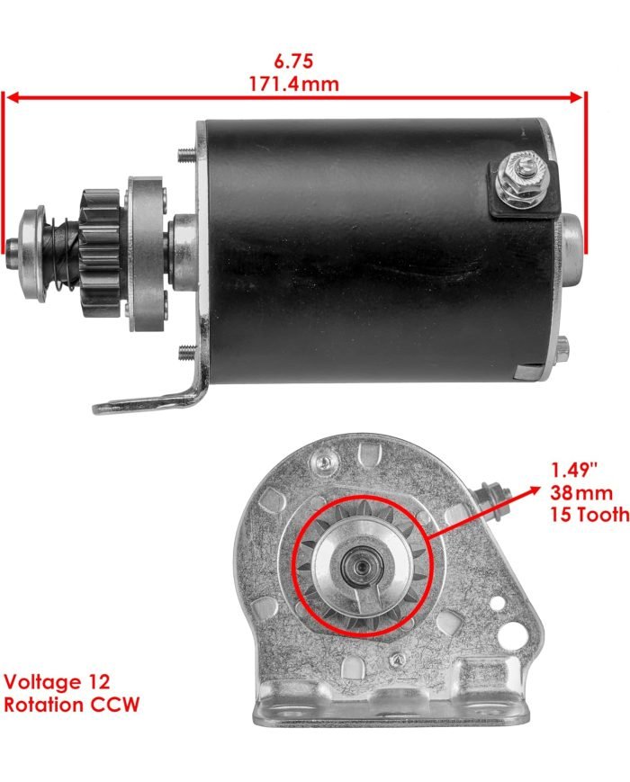 MOTOR ARRANQUE JOHN DEERE 15T