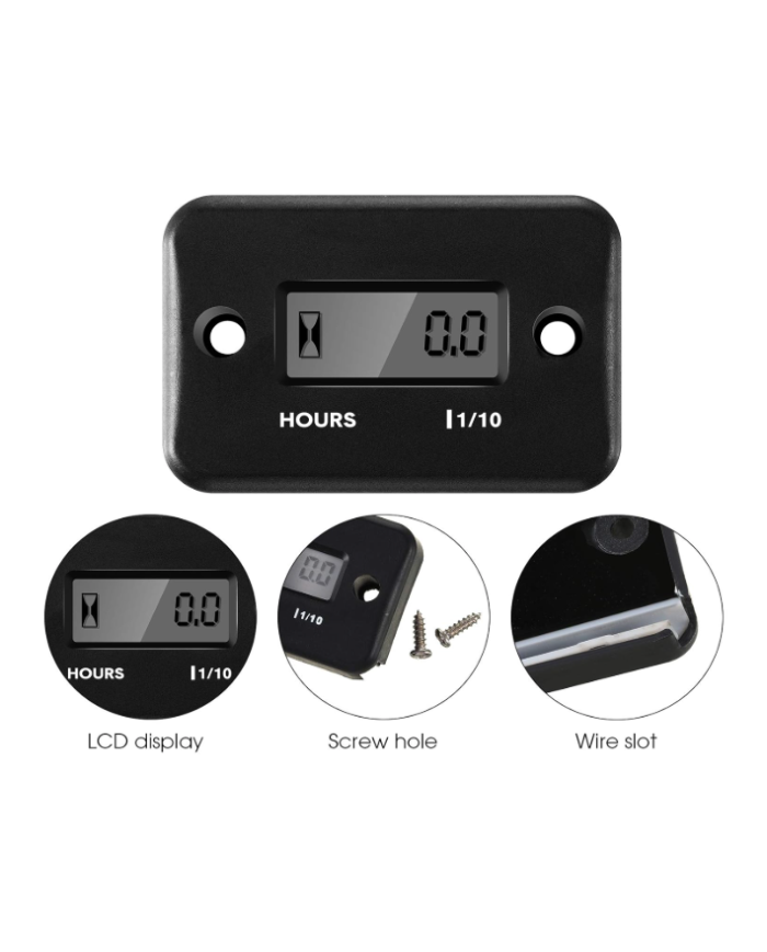 MEDIDOR DE HORAS PARA MOTOR