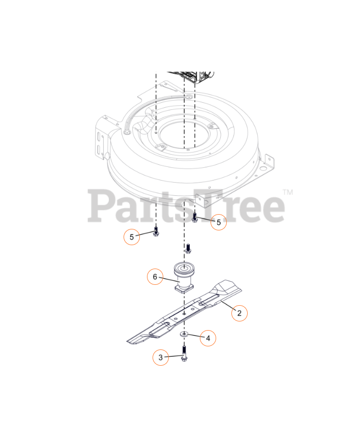 PERNO DE CUCHILLA CORTADORA ARIENS